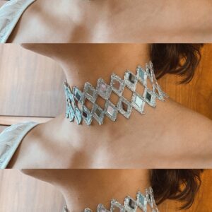 Choker Deliah doble plata